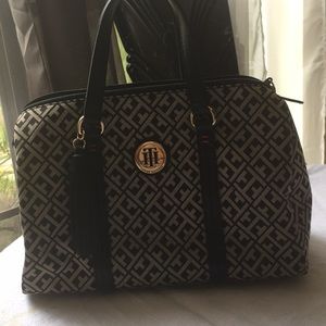 Tommy Hilfiger Black/tan handbag
